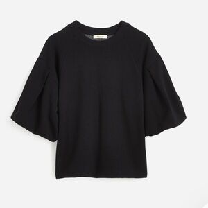 Madewell Puff-Sleeve Sweatshirt Tee